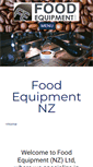 Mobile Screenshot of foodequipment.co.nz